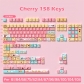 Bread Puppy 104+34 / 54 MDA / Cherry / MCA Profile Keycap Set Cherry MX PBT Dye-subbed for Keyboard